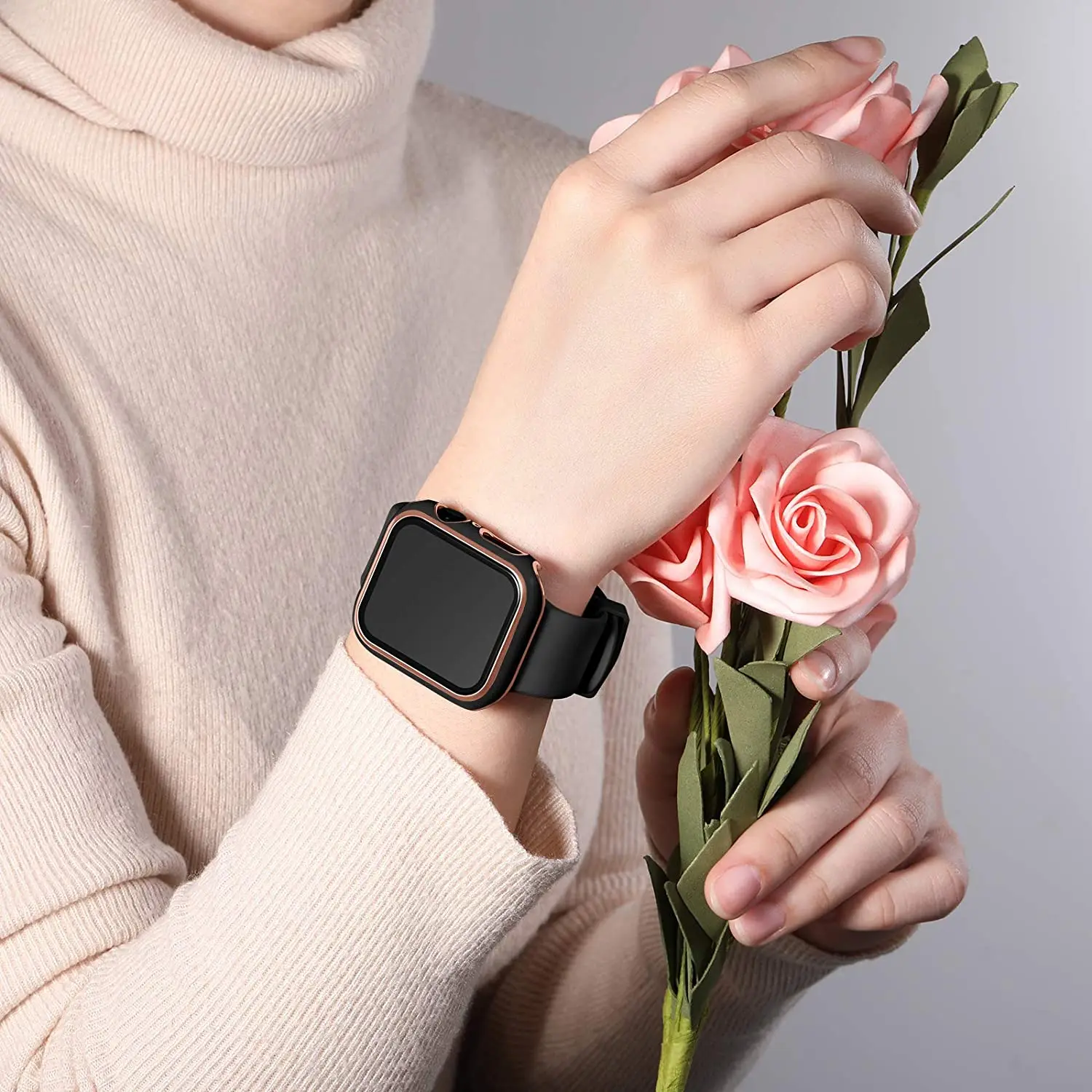 Стекло и крышка для apple watch 9 8 7 6 se 3 4 5 - Фотография_5