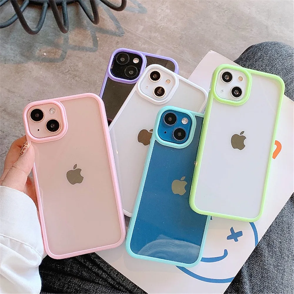 Ударопрочный силиконовый чехол-бампер candy для телефона для iphone 16 - Фотография_2