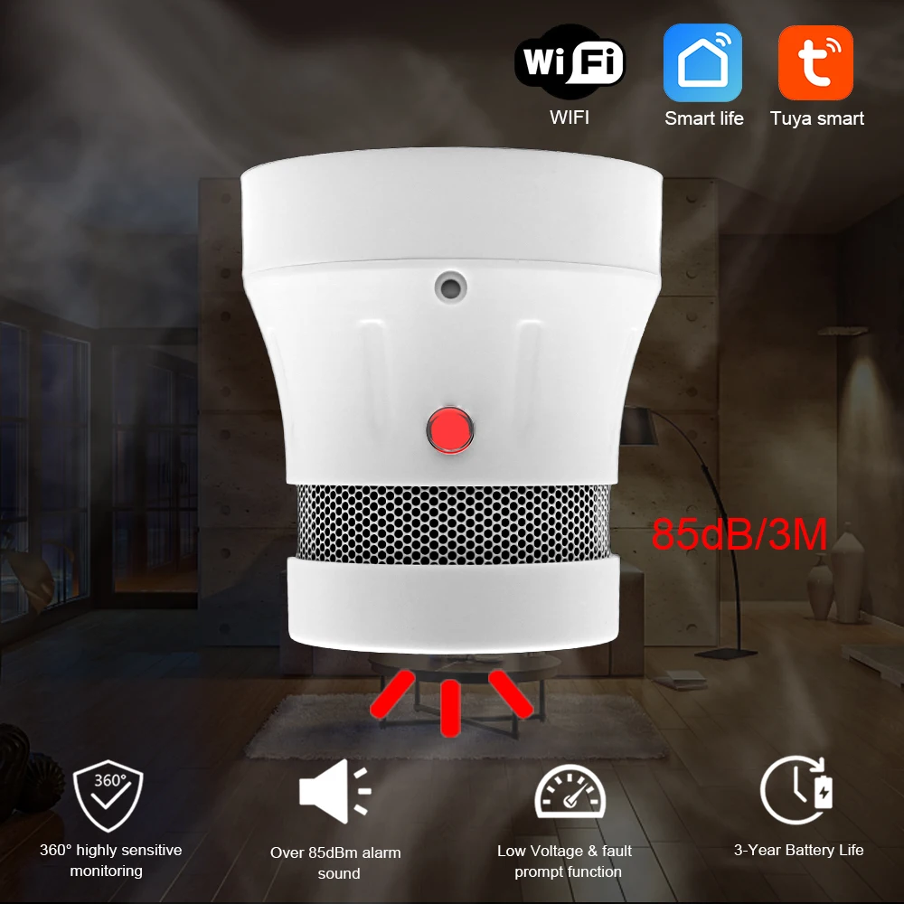Cpvan wi-fi детектор дыма tuya - Фотография_4