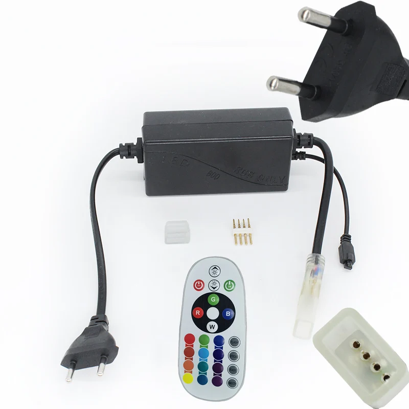 Водонепроницаемая светодиодная лента smd5050/3014 rgb с 2 контактами - Фотография_6