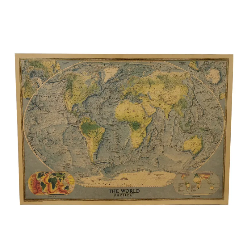 Настенные карты мира 72*51 см