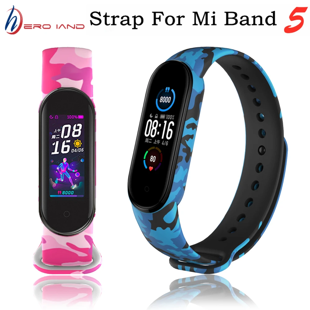 Новинка, ремешок на запястье для miband 5 xiaomi mi band 5