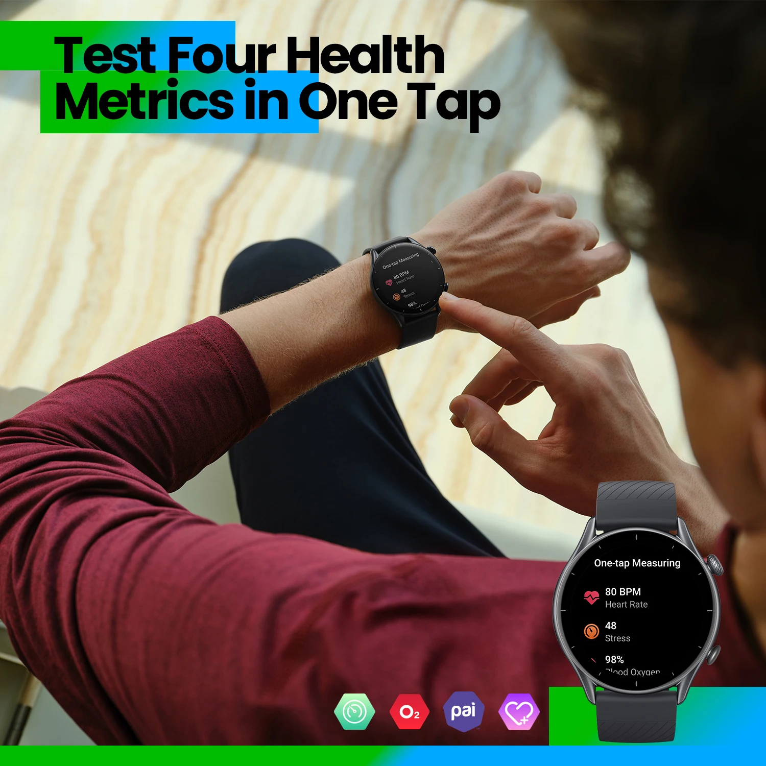 Глобальная версия умные часы amazfit - Фотография_4