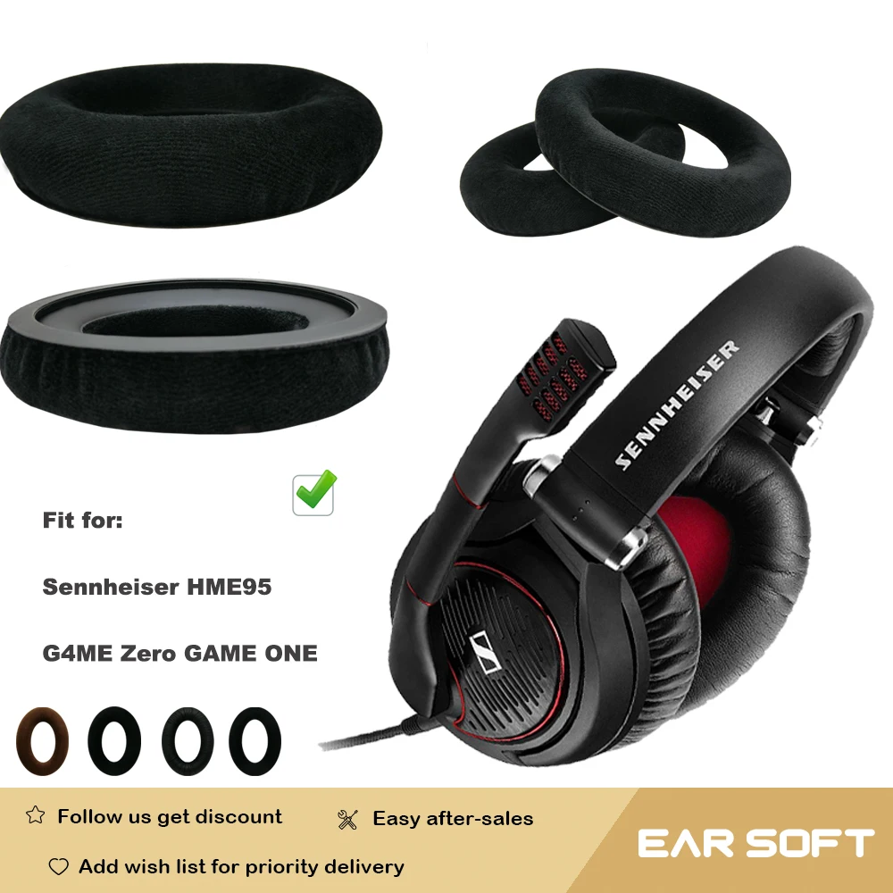 Сменные амбушюры для наушников sennheiser hme95 g4me zero game one