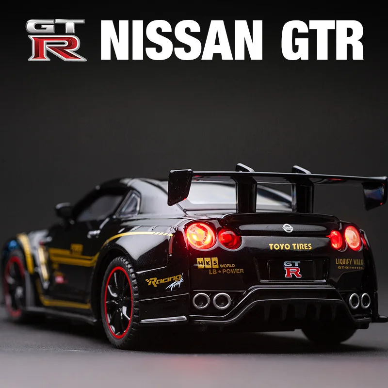 1:32 nissan gtr gt-r r35 r34 суперкар