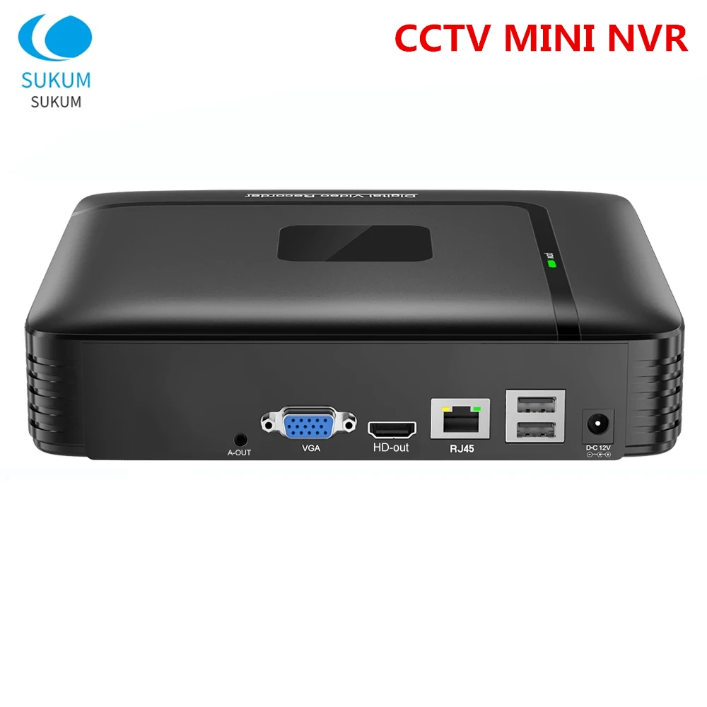 H.265 8mp security mini nvr recorder