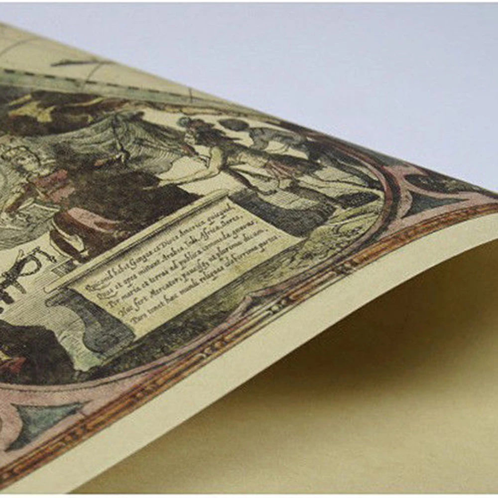 Винтажная карта мира - Фотография_6