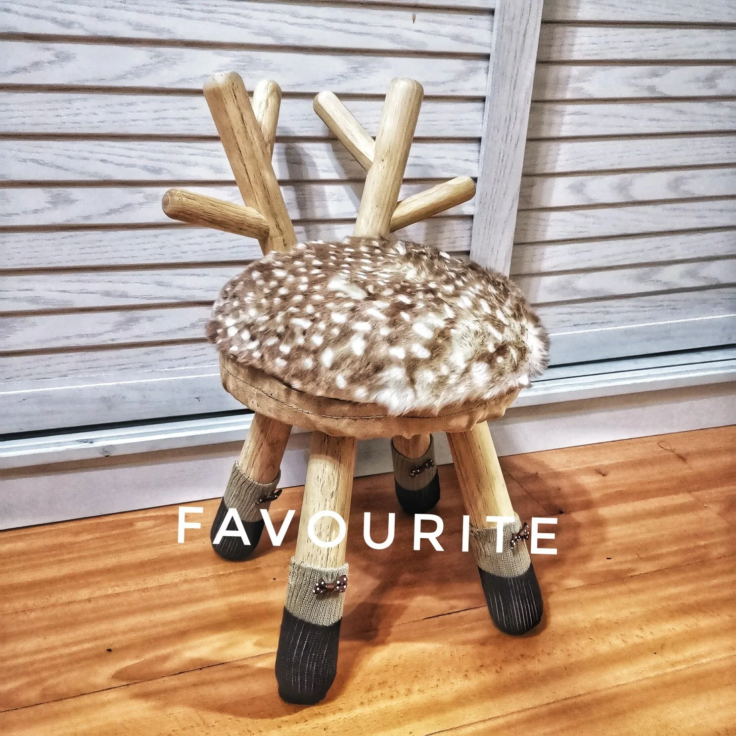 Детский креативный скандинавский стул из массива дерева joylove - Фотография_3