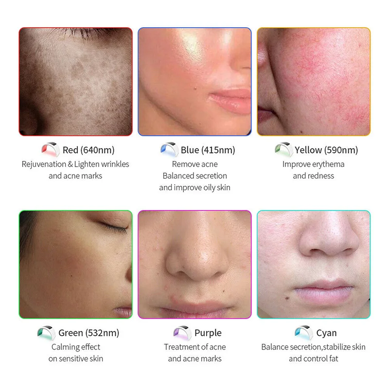 7-цветная светодиодная маска для лица - Фотография_5