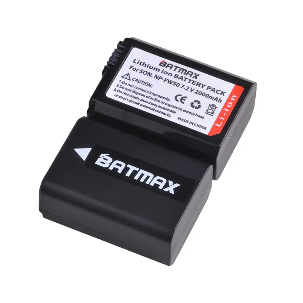 4x 2000 мач np-fw50 np fw50 аккумулятор - Фотография_5