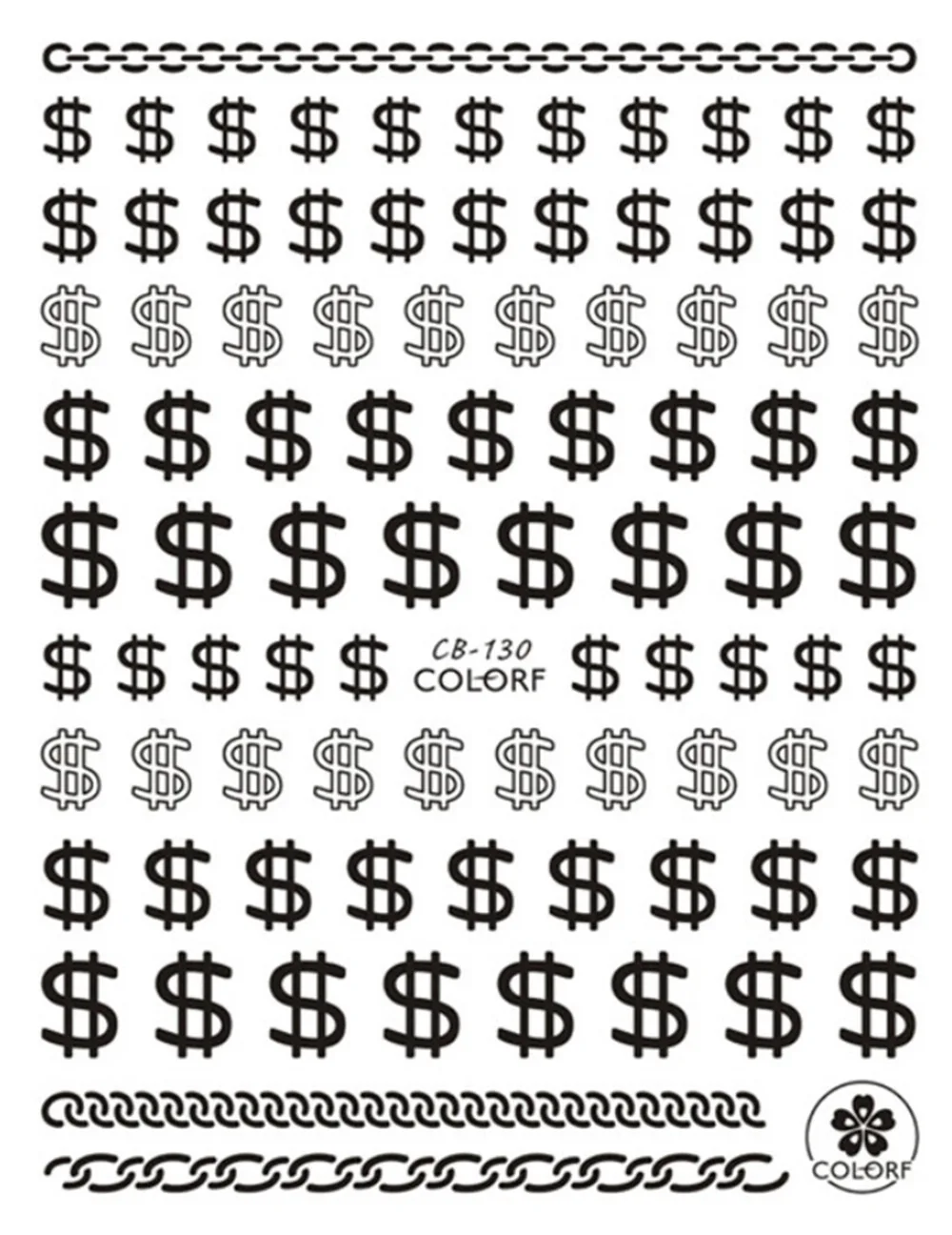 Наклейки для дизайна ногтей morixi - Фотография_2