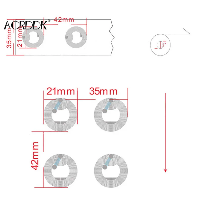 Nfc-метки ntag 213 наклейки для iphone 13 - Фотография_6