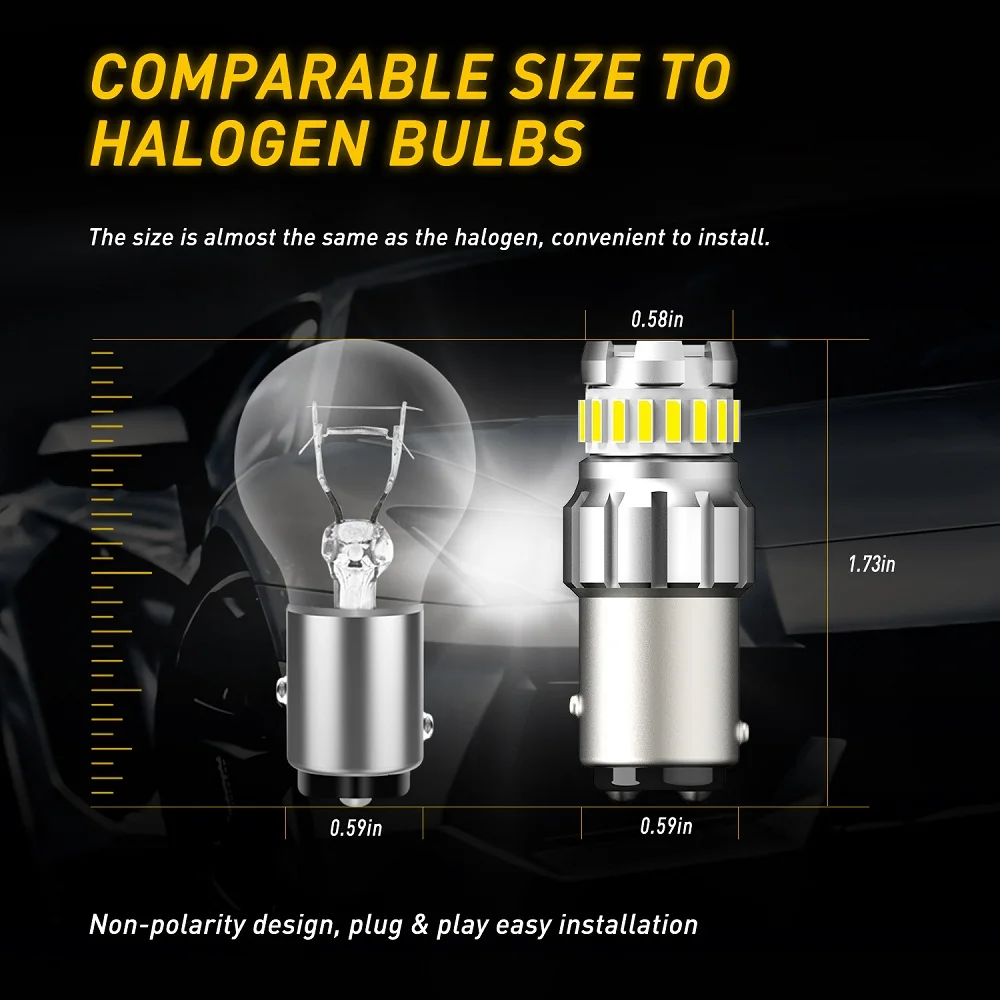 P21w ba15s led canbus 1156 bay15d - Фотография_2