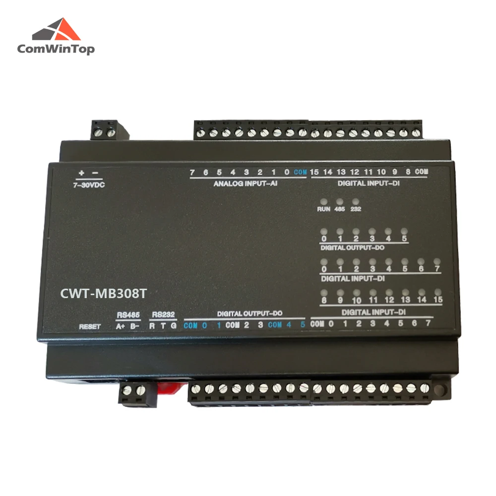 Cwt-mb308t 8ai + 16di + 6do rs485