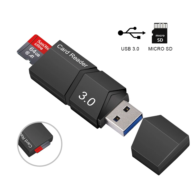 Устройство чтения карт micro sd usb 3 - Фотография_2