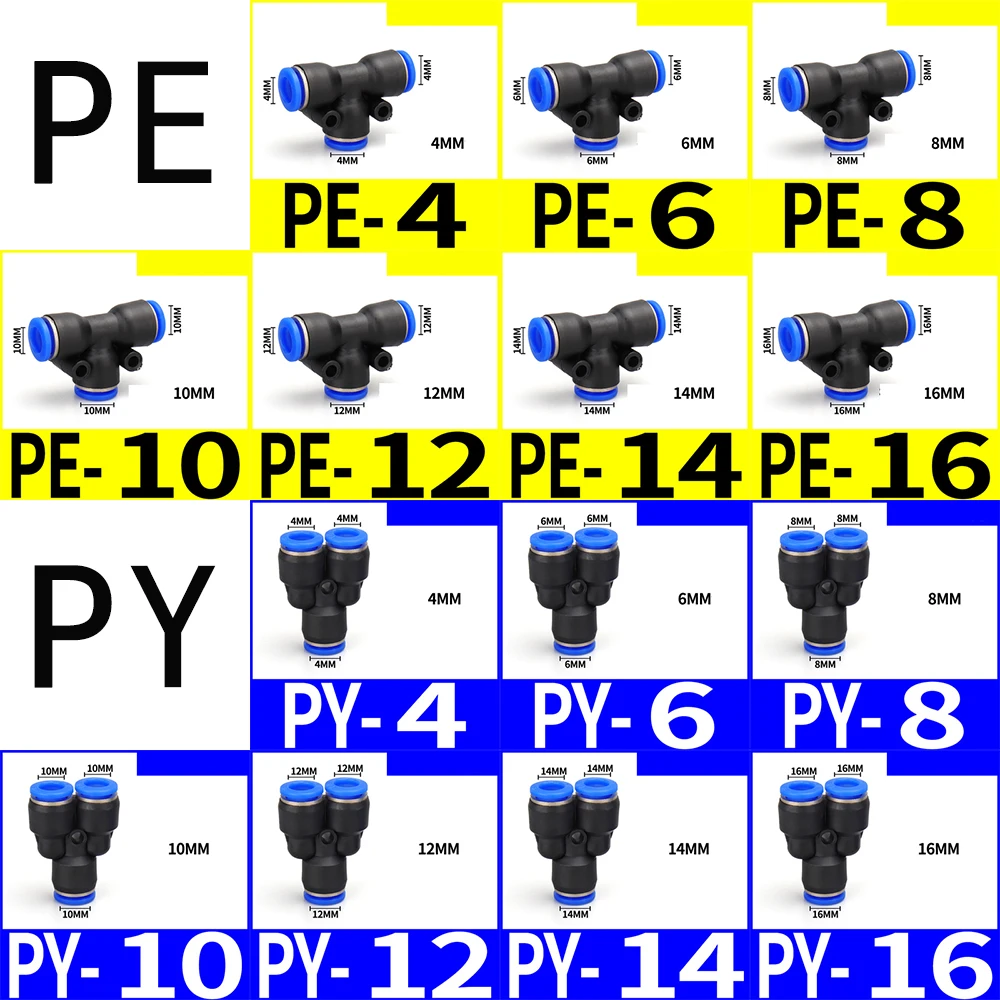 Пневматический соединитель py pe pu pv pm pza pk sa hvff - Фотография_3
