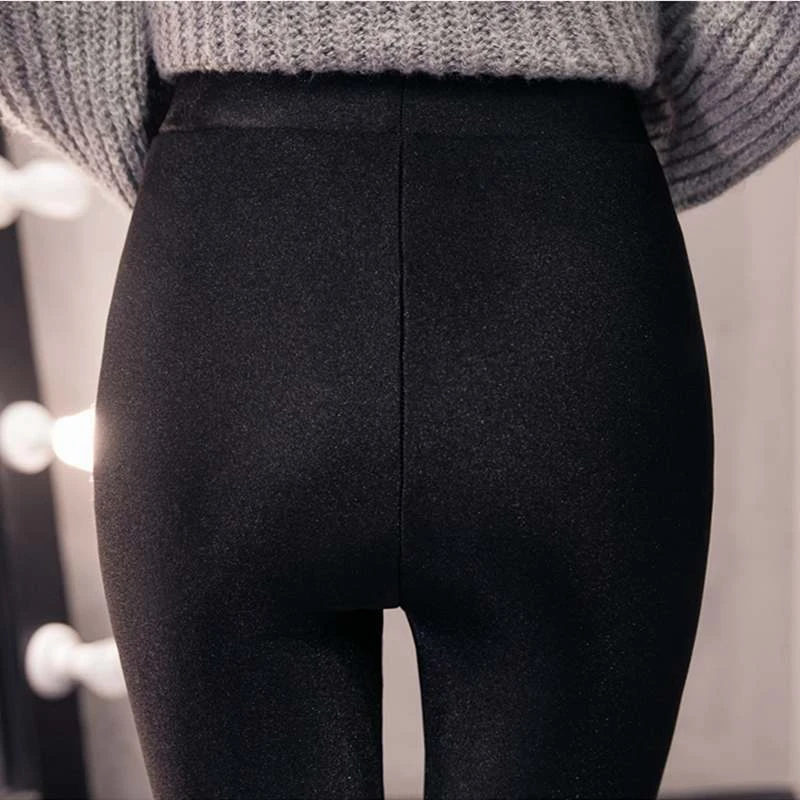 Новинка 2021, дизайнерские зимние облегающие леггинсы большого размера 5xl - Фотография_4