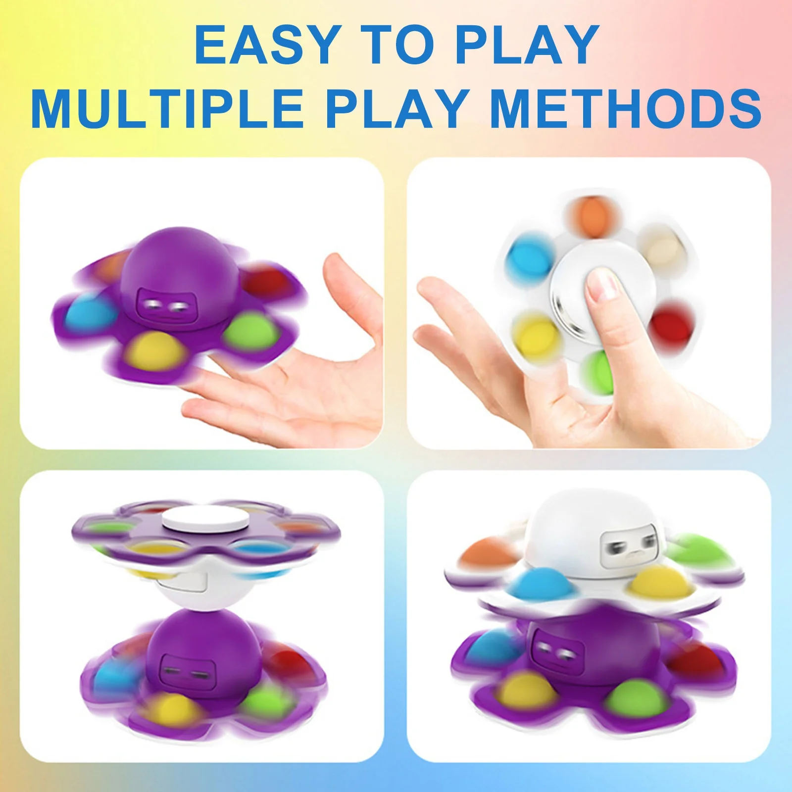Новый антистрессовый push bubble fidget spinner - Фотография_6
