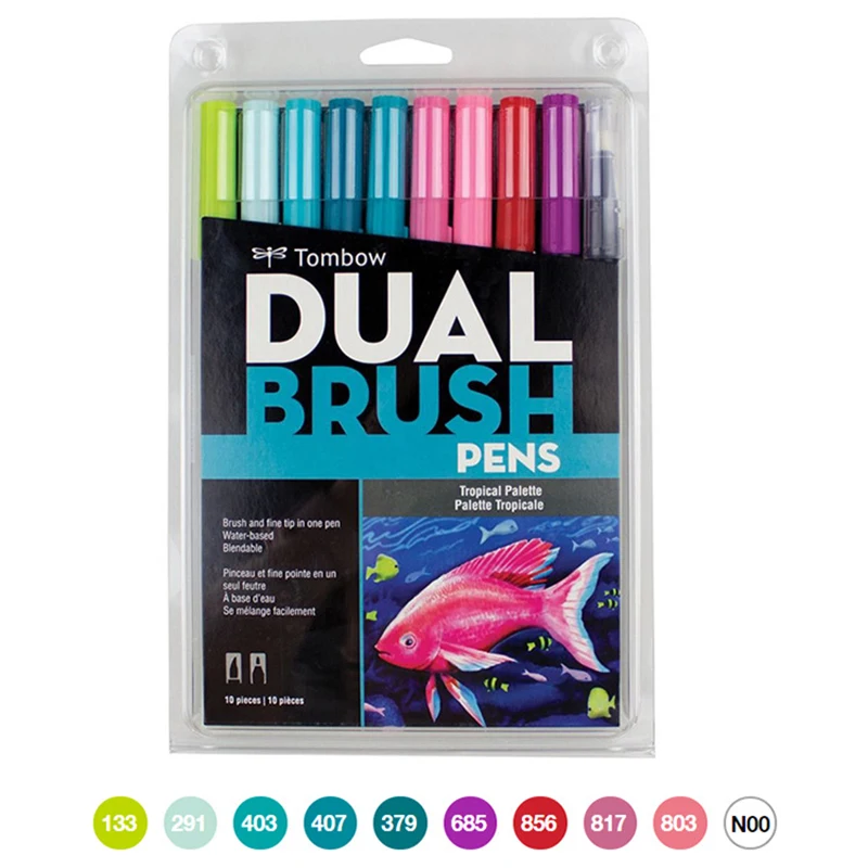 Tombow abt ручка с двойной кистью - Фотография_5