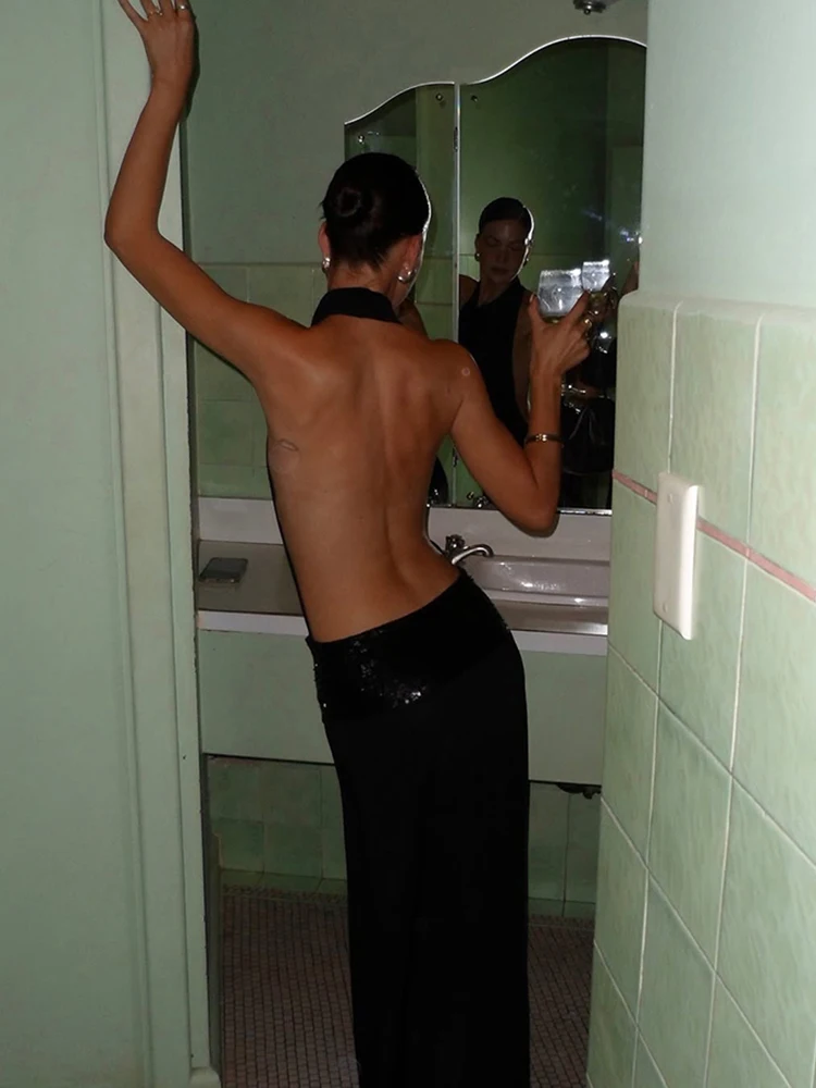 Kliou модные женские платья с открытой спиной - Фотография_3