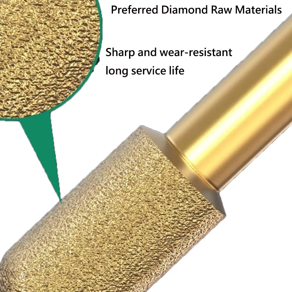 Ручка 6 мм. алмазная полировальная головка для песка - Фотография_4