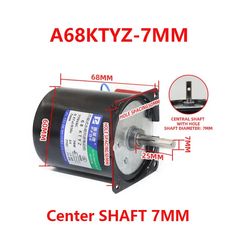 68ktyz ac220v синхронный двигатель - Фотография_6