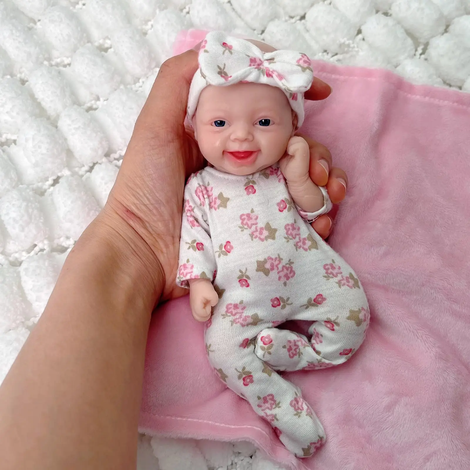 Blrags reborn baby dolls 7-дюймовая силиконовая кукла для девочек - Фотография_2