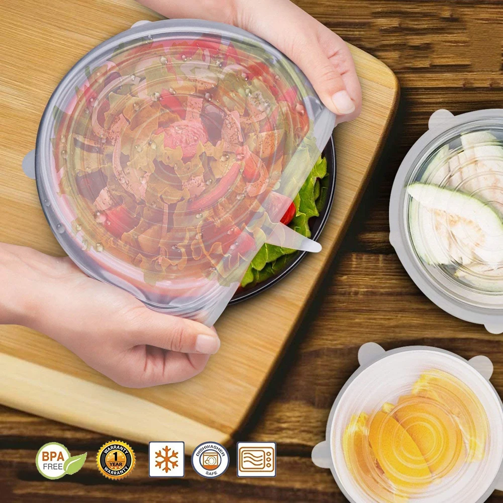 Силиконовые крышки для кухонной