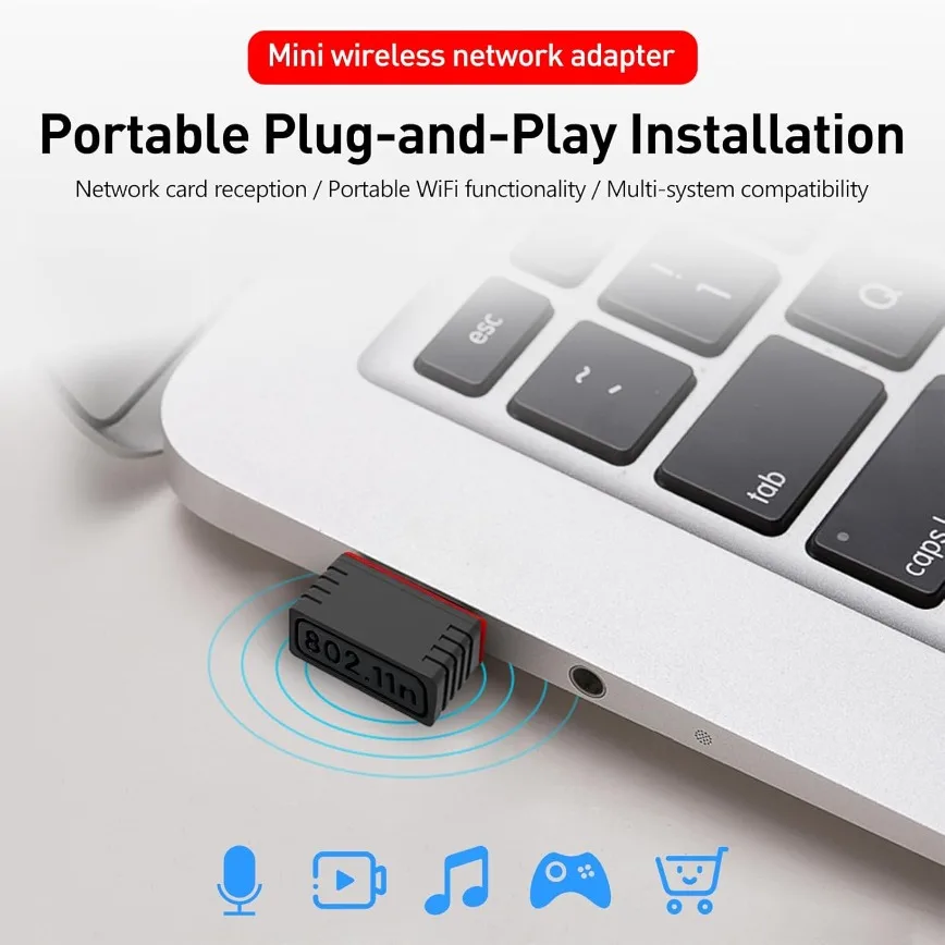 Беспроводной usb-адаптер wi-fi 150 мбит/с 802 - Фотография_2