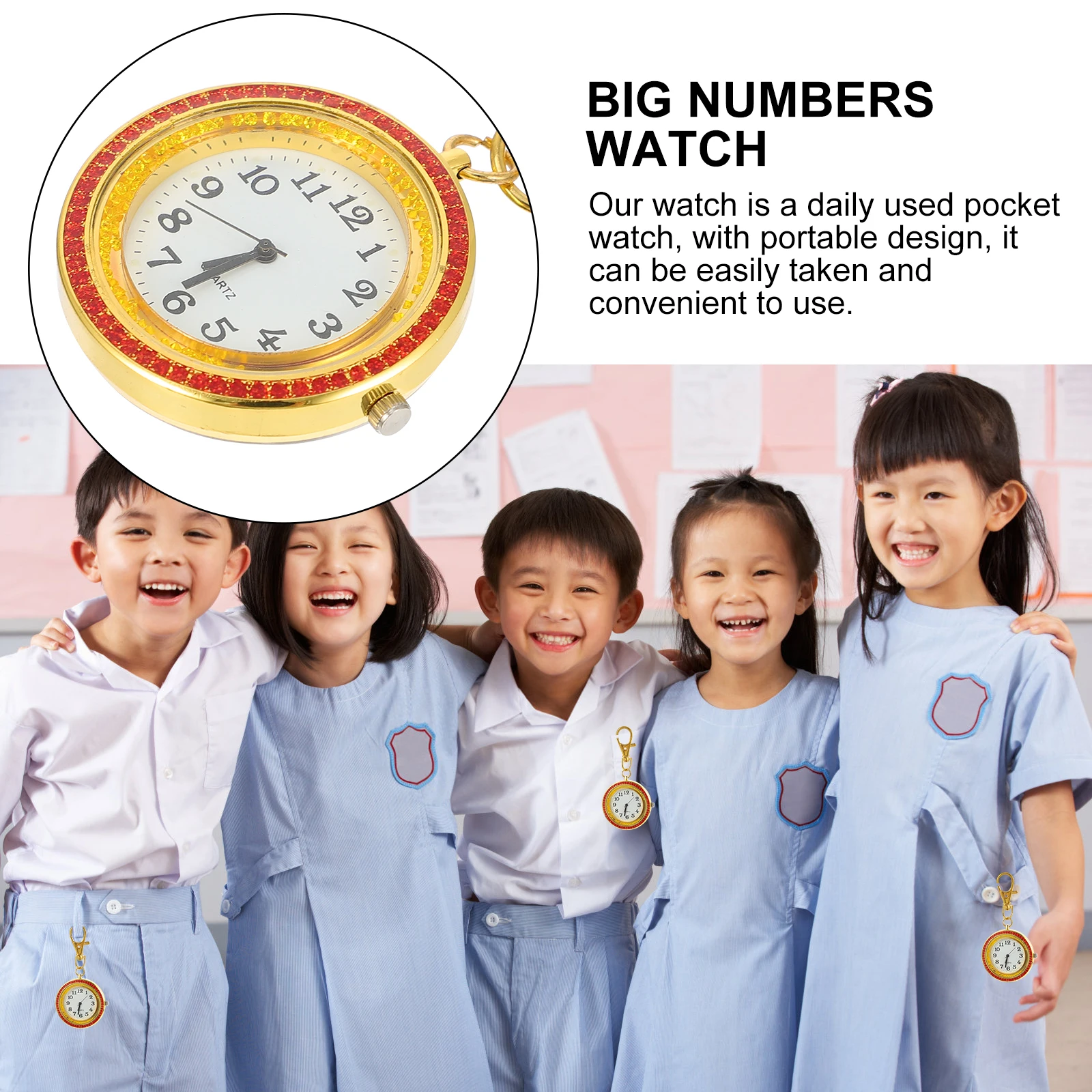 Карманные часы из цинкового сплава - Фотография_4