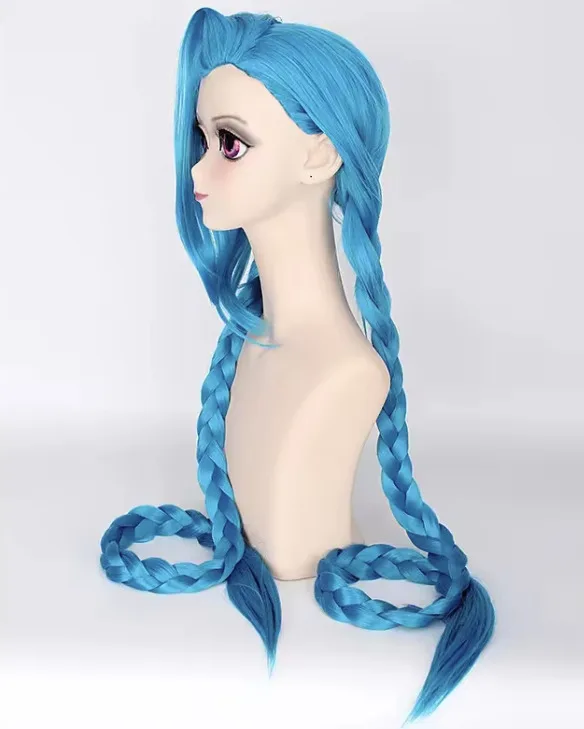 Lol arcane jinx косплей парики