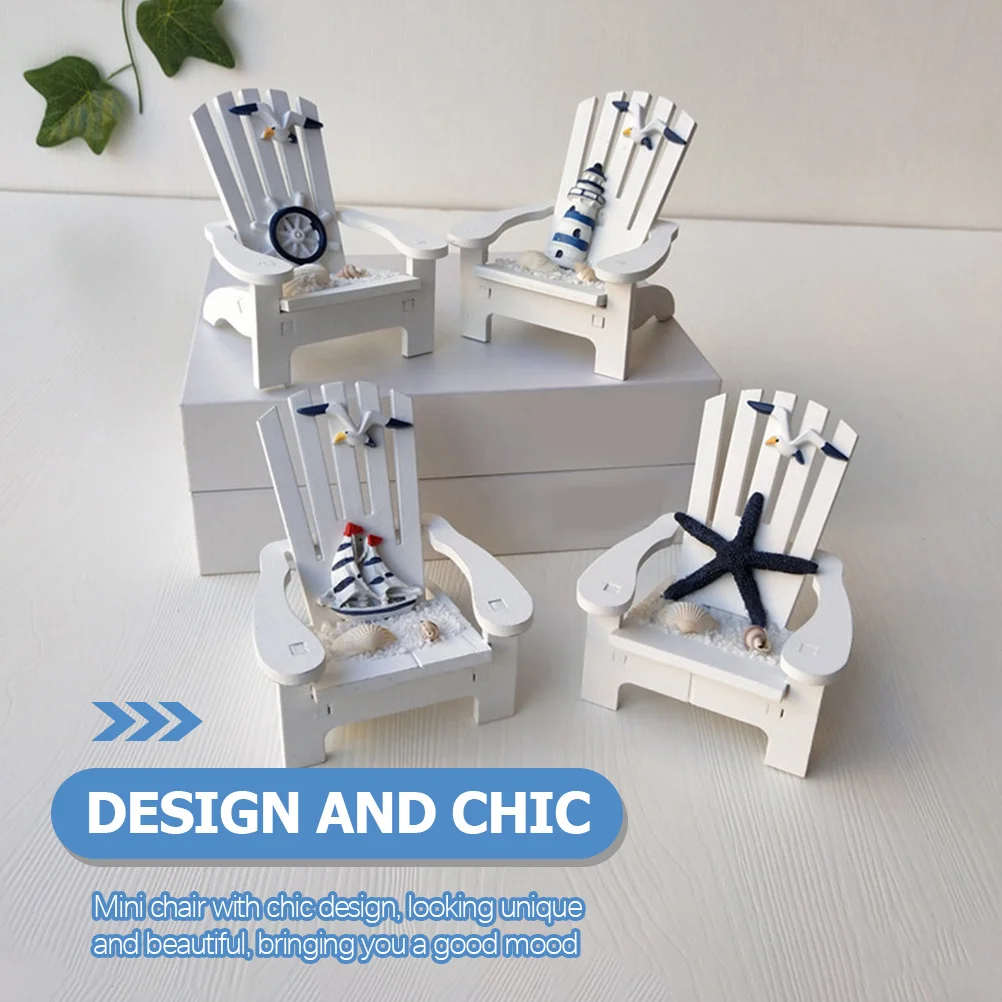 Мини-пляжные деревянные стулья - Фотография_3