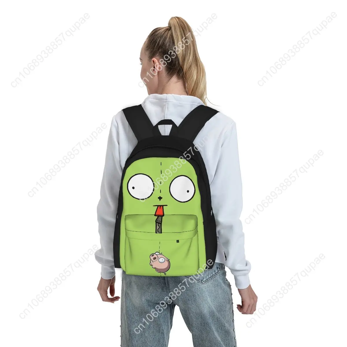 Invader zim gir dib green dib рюкзак-робот - Фотография_4