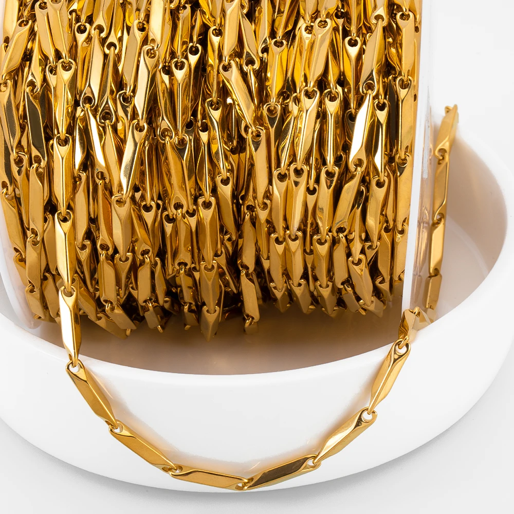 1 метр, геометрическая цепочка 3x16 мм - Фотография_5