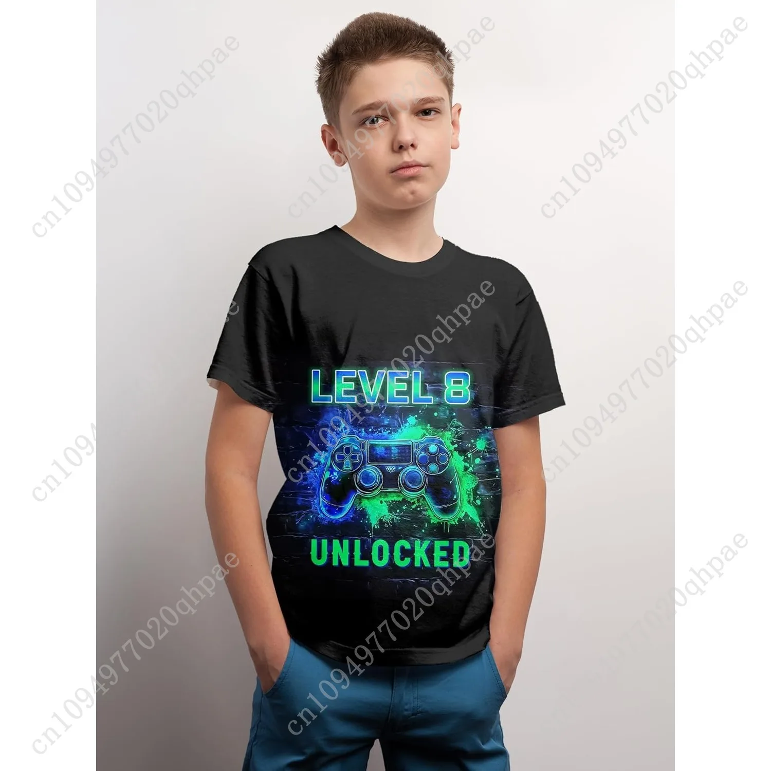 Футболка с 3d графикой для мальчиков и девочек - Фотография_2