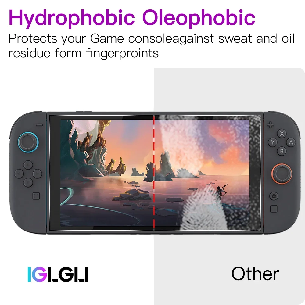 Закаленное стекло 9h для nintendo switch 2 - Фотография_2