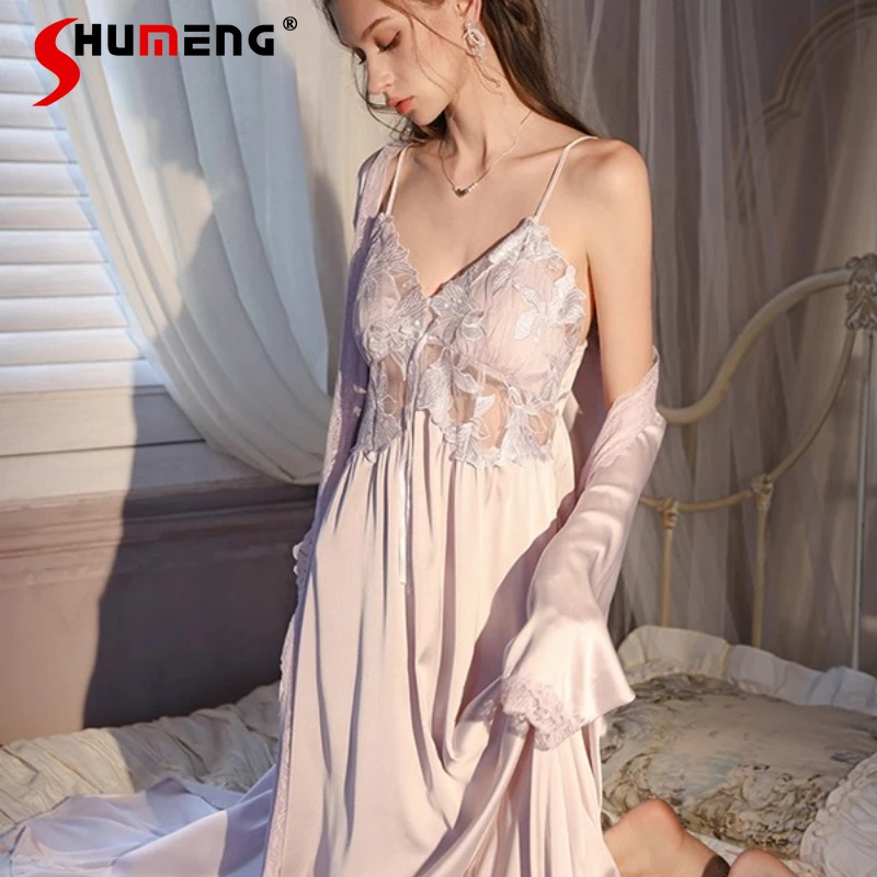 Халат невесты и подружки невесты с накладкой на грудь для женщин - Фотография_6