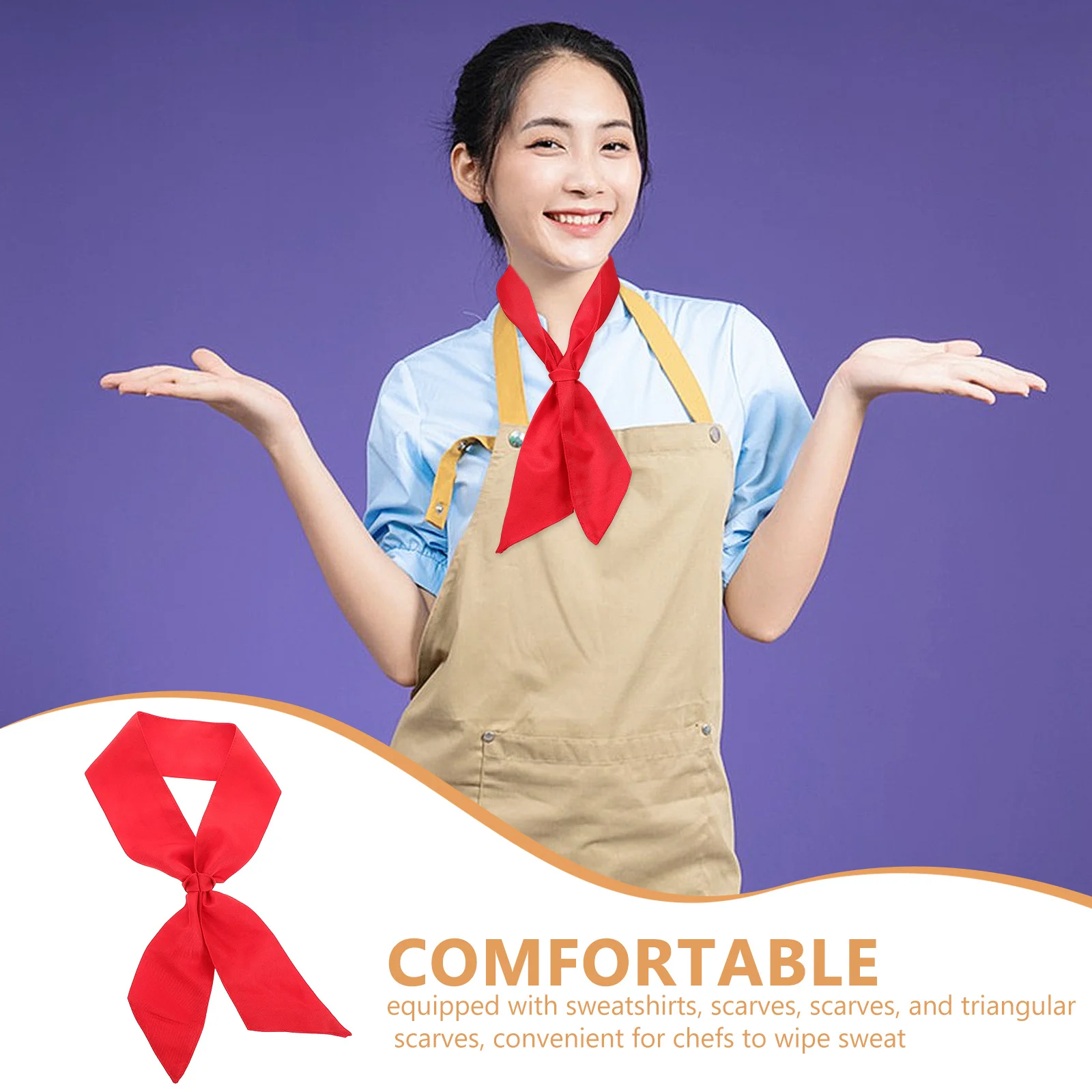 Красный шарф шеф-повара - Фотография_2