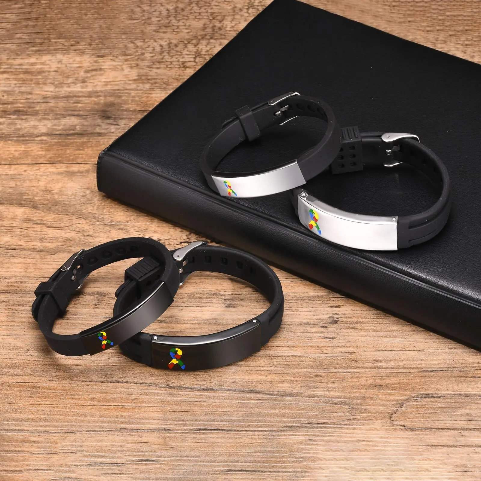 Мм персонализированный браслет осведомленности об аутизме - Фотография_3