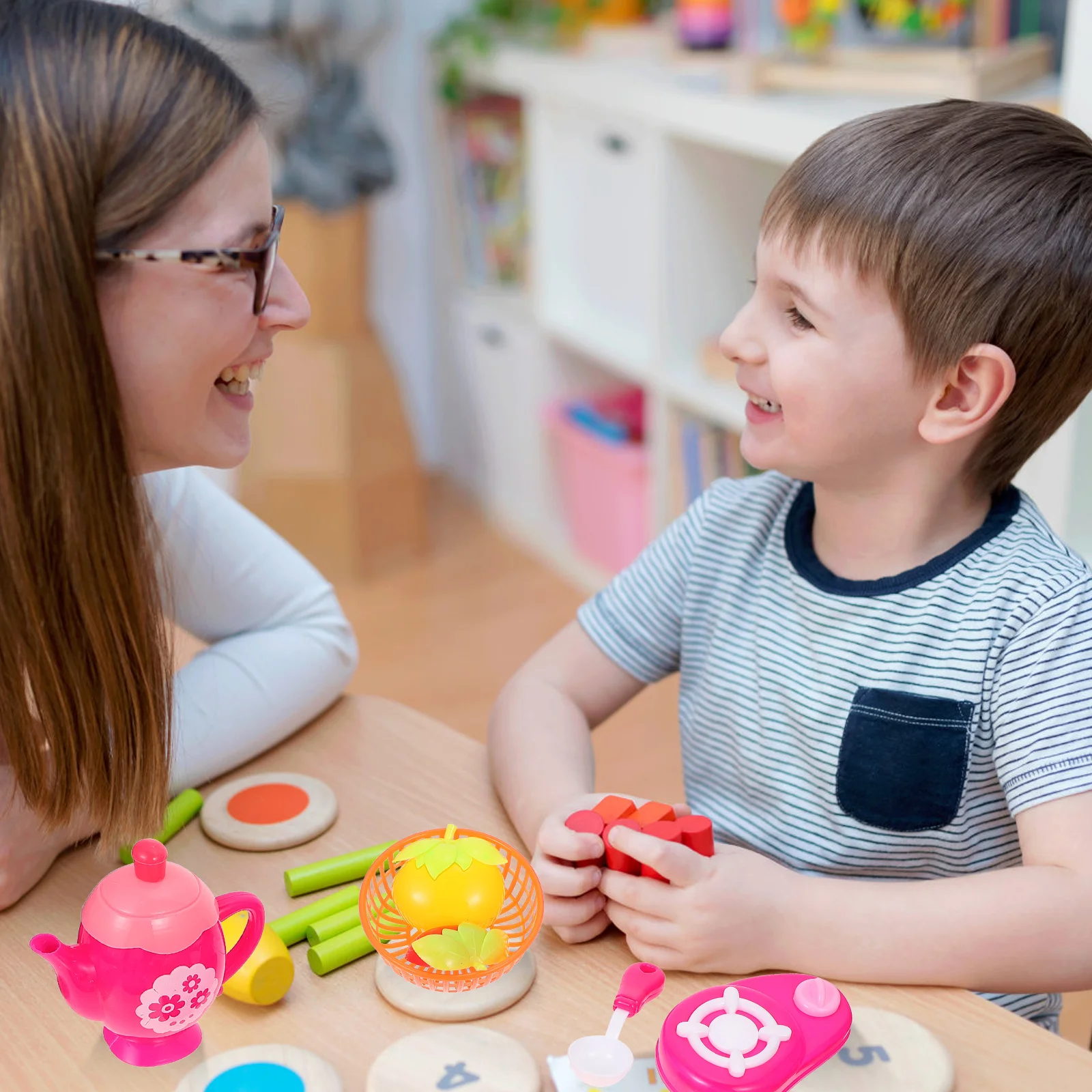1 комплект, 1 детский чайный сервиз для дня рождения - Фотография_4
