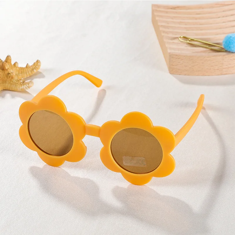 Новые детские солнцезащитные очки sun flower uv400 для мальчиков и девочек - Фотография_5