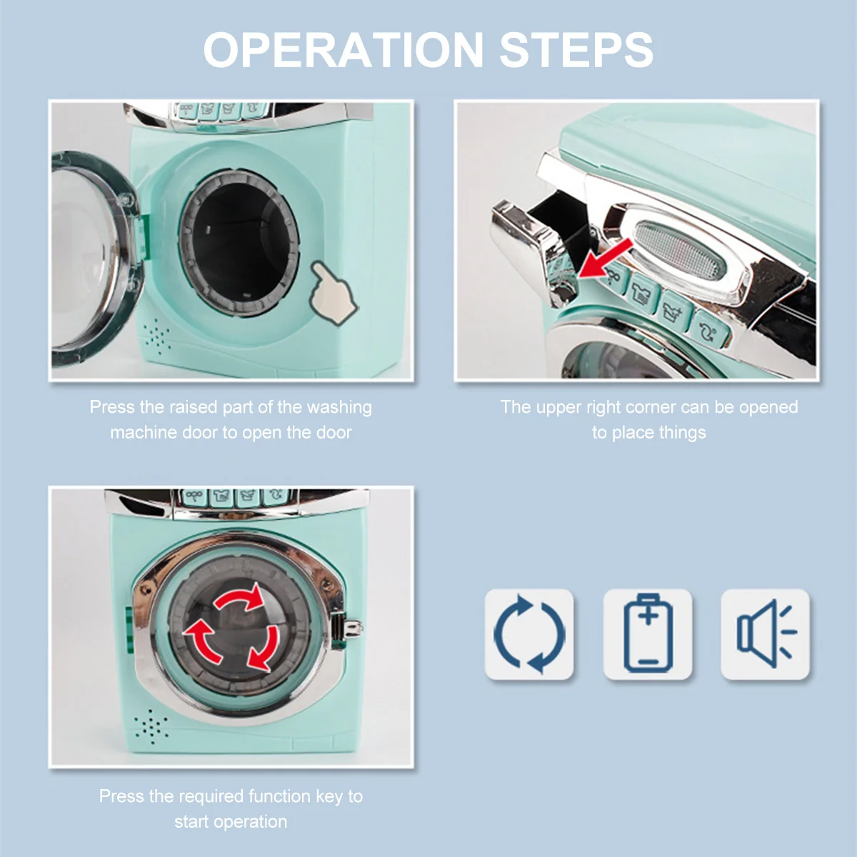 Детская имитация стиральной машины - Фотография_2