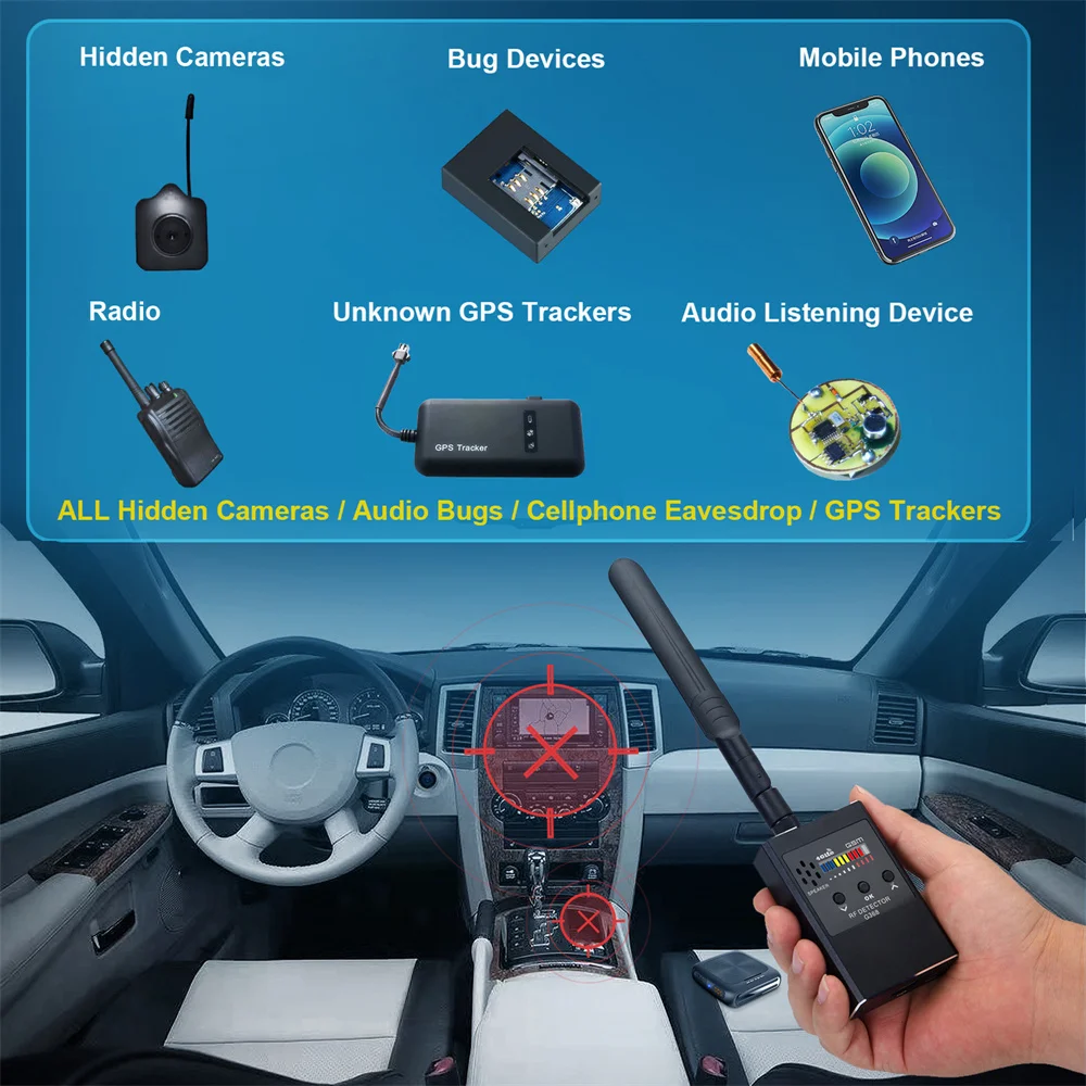 Anti spy wireless rf signal detects - Фотография_6