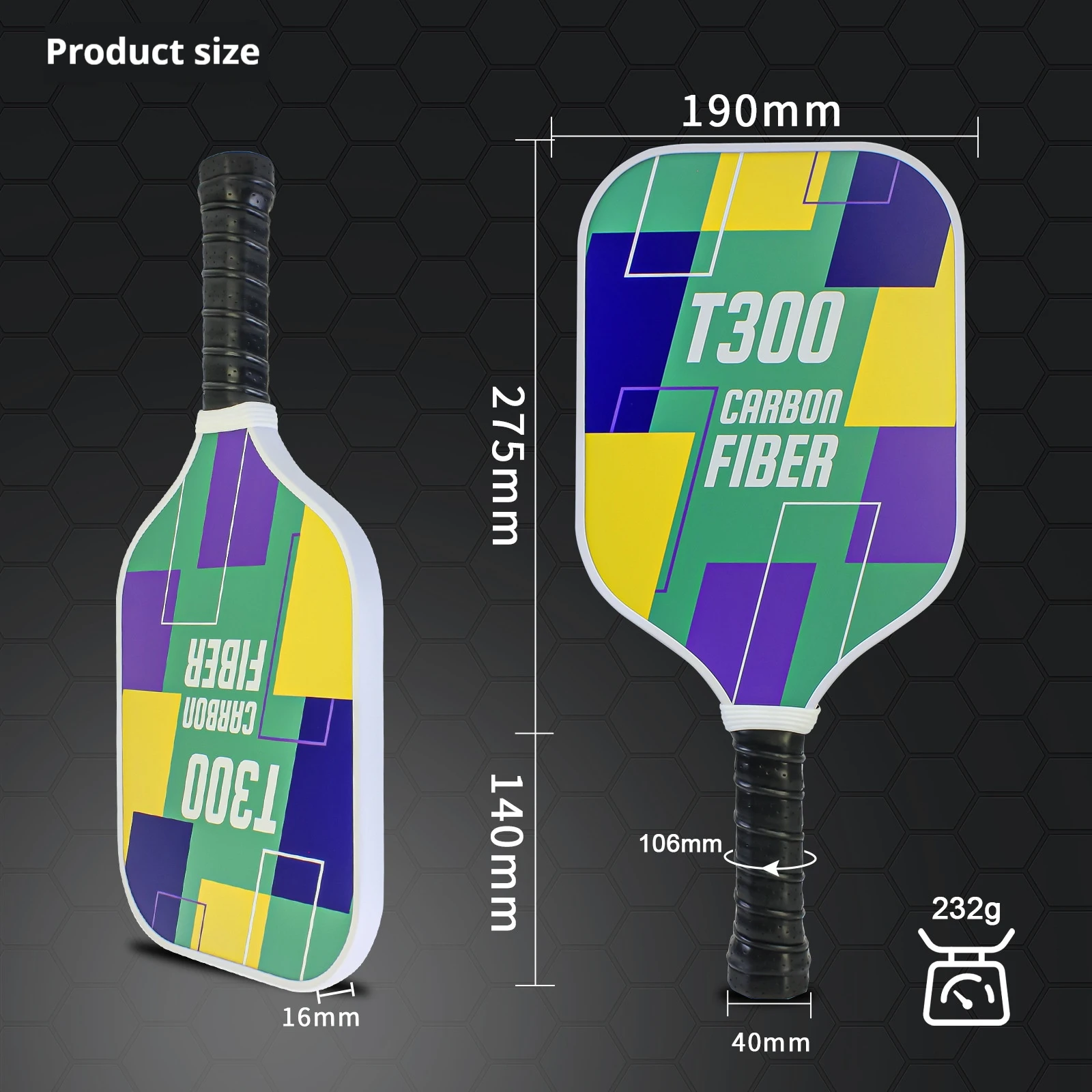 Songyi pickleball paddles t300 - Фотография_5