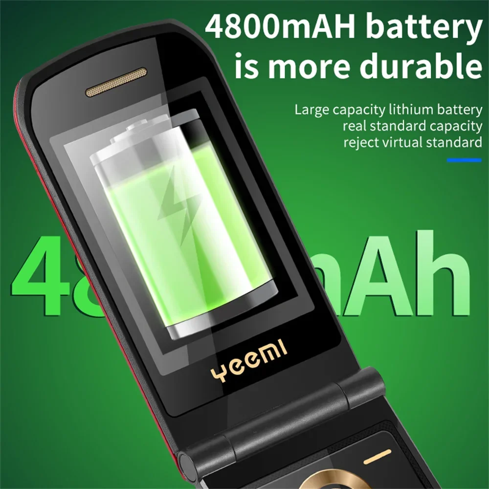 Yeemi k21 + 4g lte флип-телефон 2 - Фотография_5