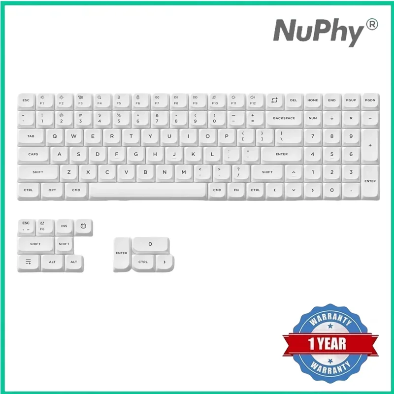 Колпачки клавиш nuphy wob & bow nsa с двойным выстрелом из пбт