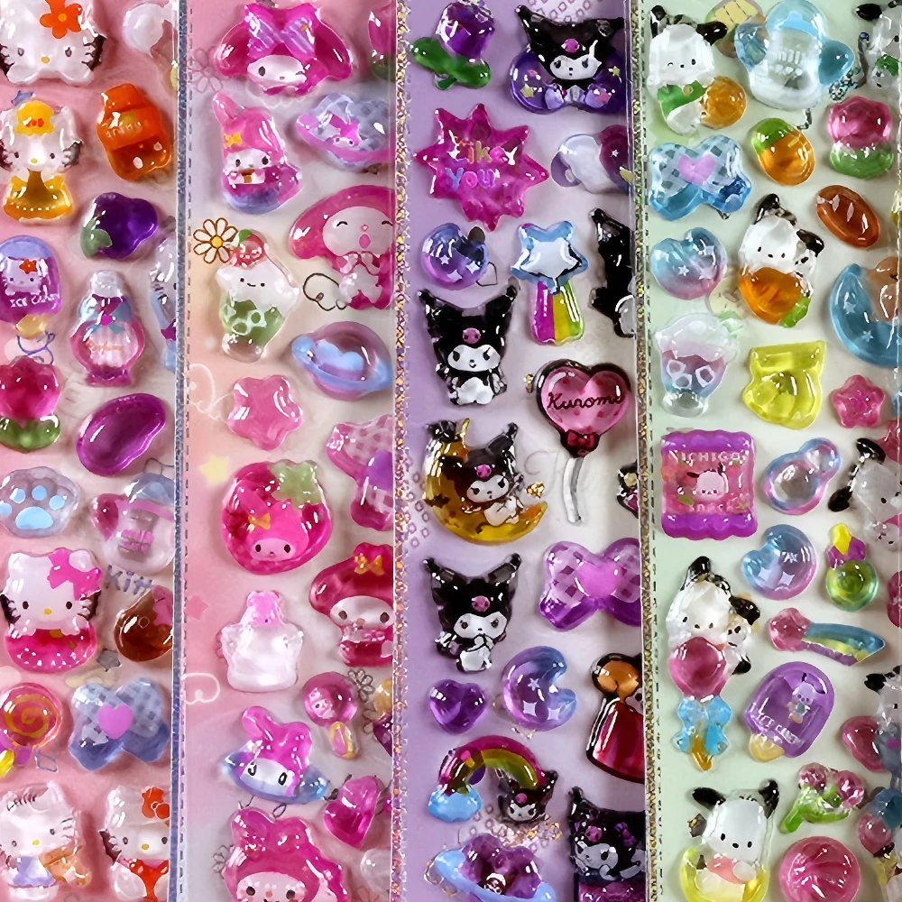 Sanrio мультфильм аниме 3d рельефные - Фотография_6