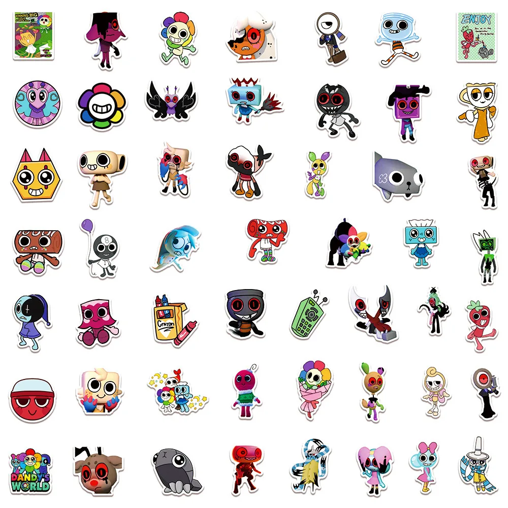 Забавные игровые наклейки dandys world - Фотография_6