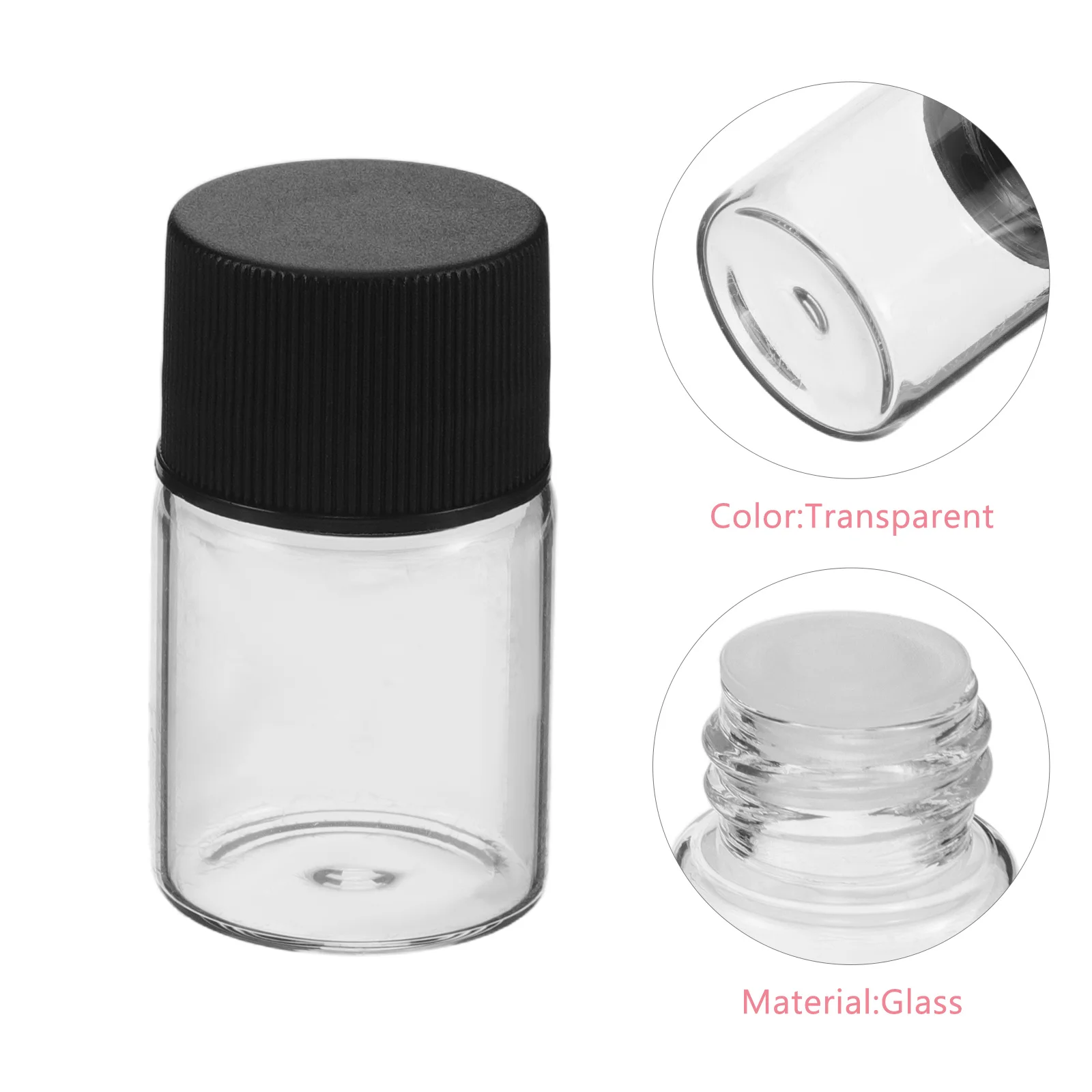 5 мл, прозрачные стеклянные флаконы для образцов - Фотография_3