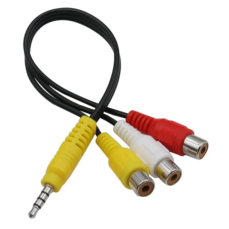 3,5 мм к jack 3, кабель rca, видеокомпонент, - Фотография_5